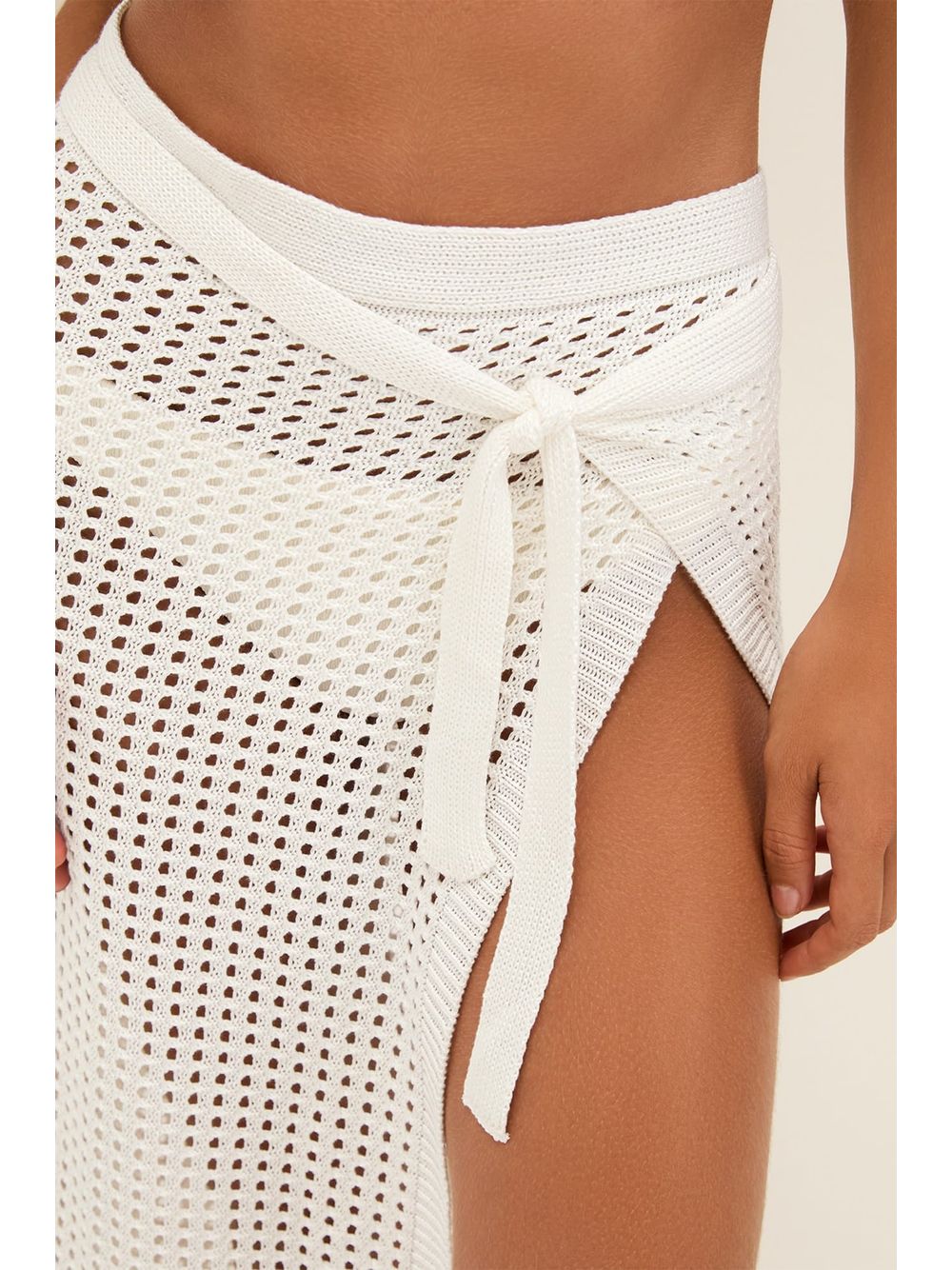 ViX — Pareô Midi Rena Tricot Off White