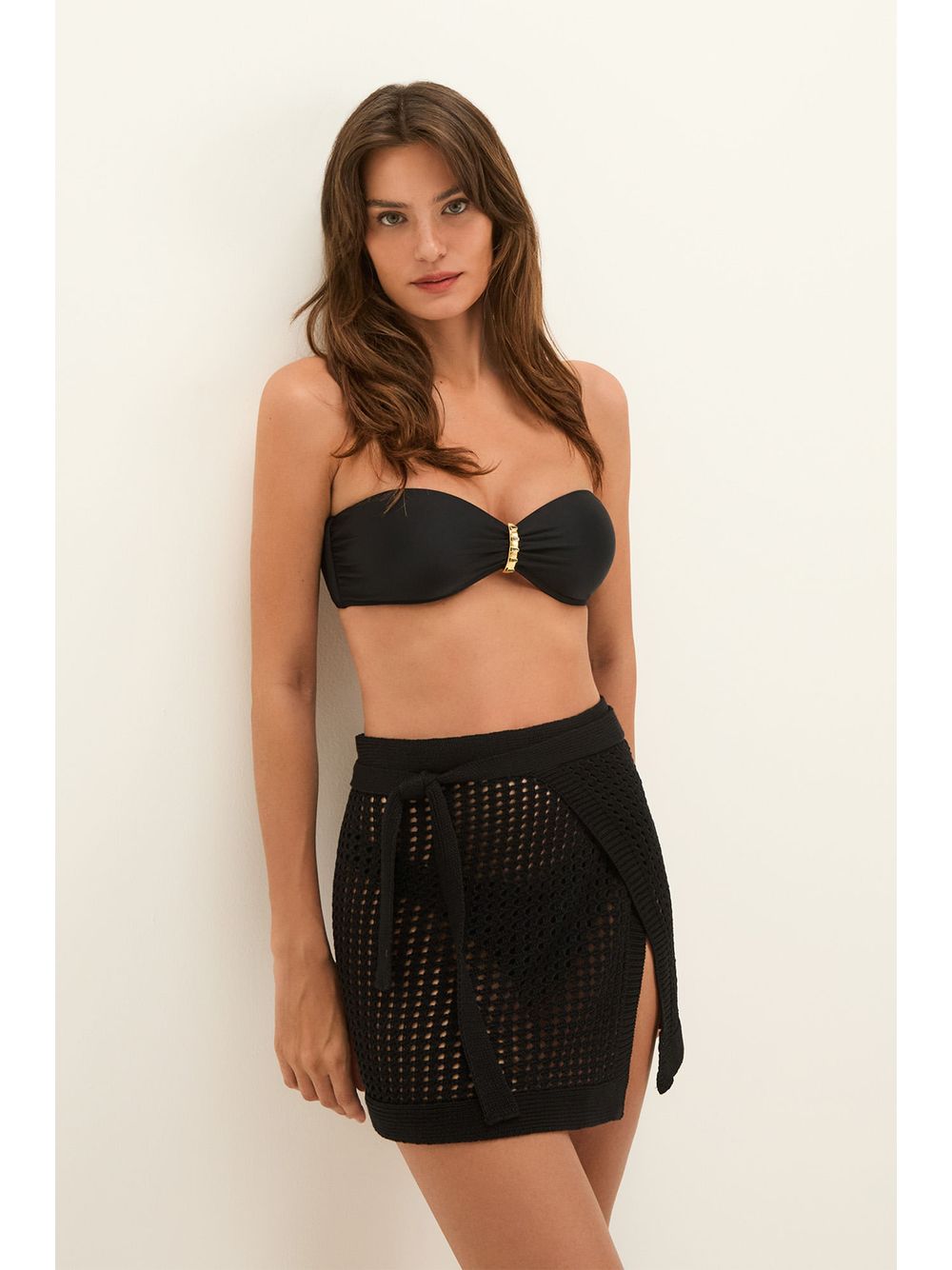 ViX — Pareô Mini Rena Tricot Black