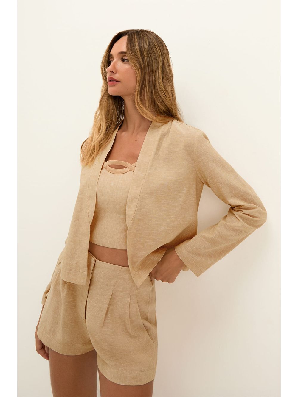 ViX — Casaco Ceci Raffia