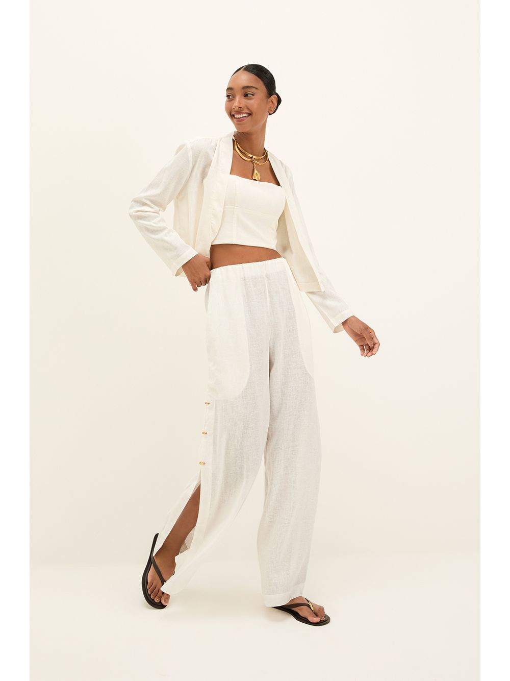 ViX — Casaco Ceci Off White