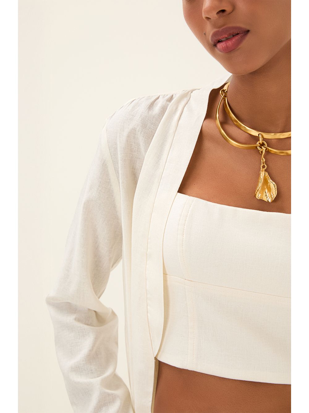 ViX — Casaco Ceci Off White
