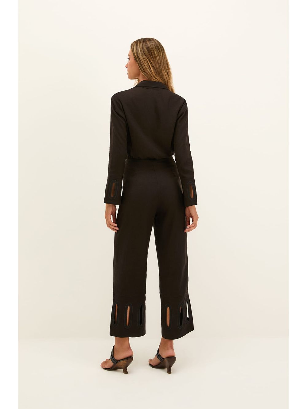 ViX — Camisa Manga Longa Laura Black