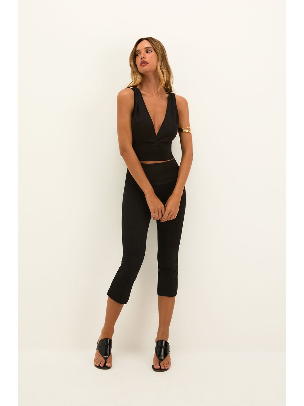 ViX — Blusa Dora Tricot Black