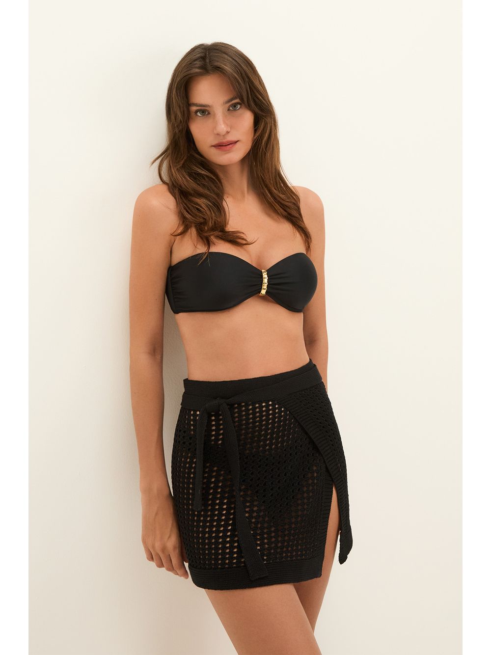 ViX — Pareô Mini Rena Tricot Black