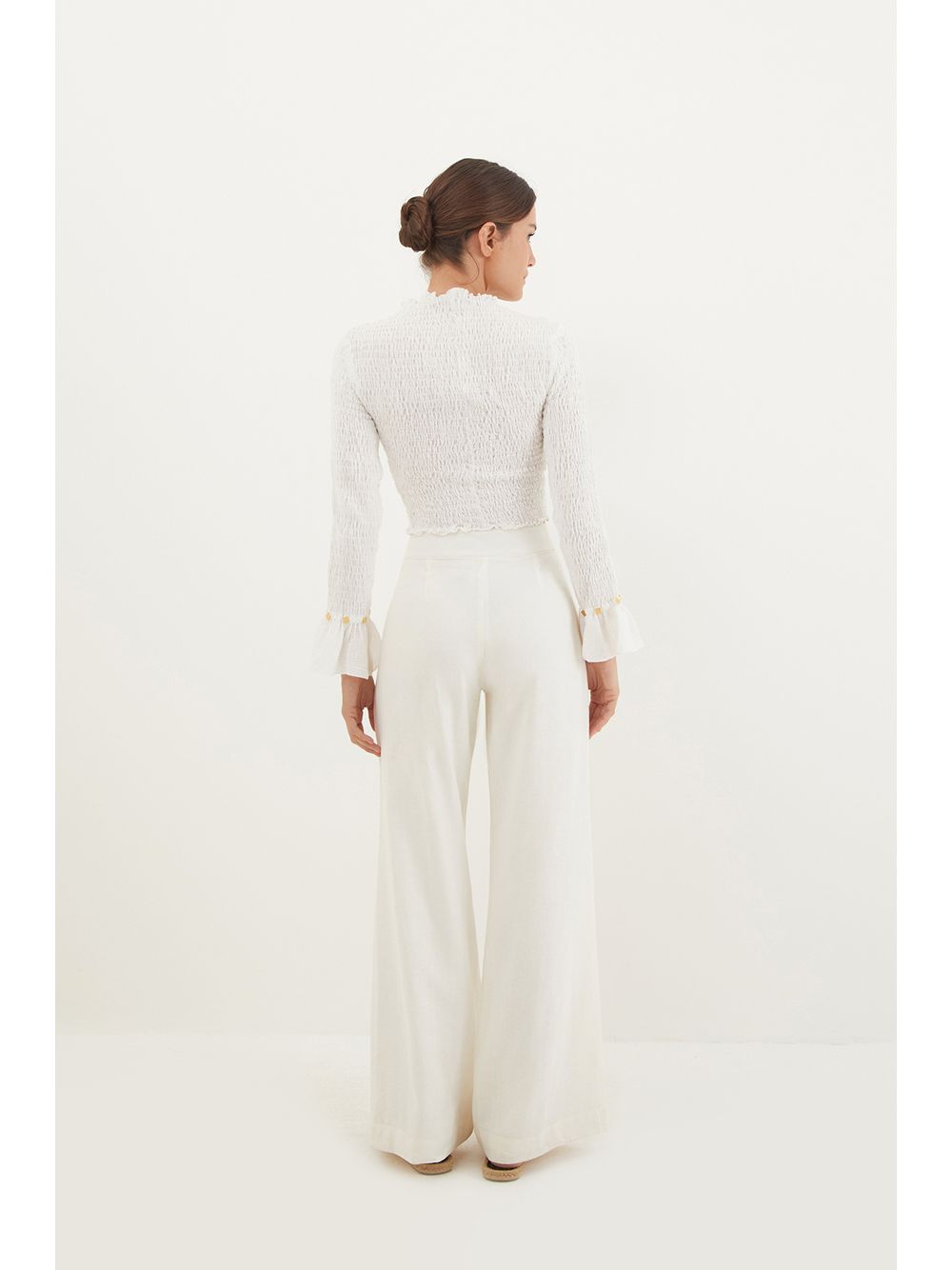 ViX — Calça Estela Off White
