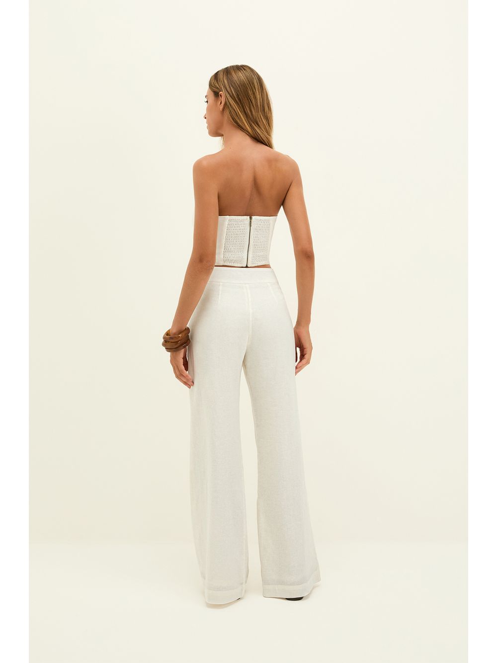 ViX — Calça Estela Off White
