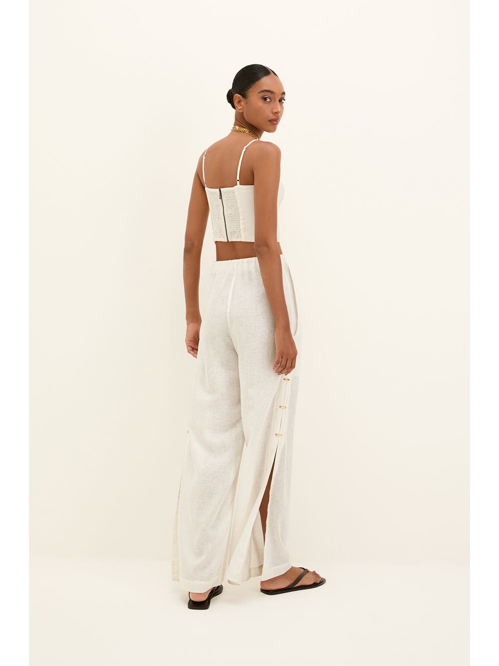 ViX — Calça Noe Off White
