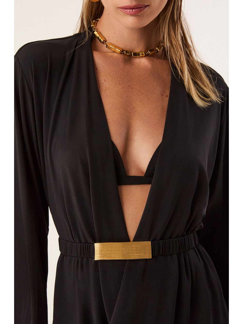 ViX — Vestido Curto Rosana Detalhe Black