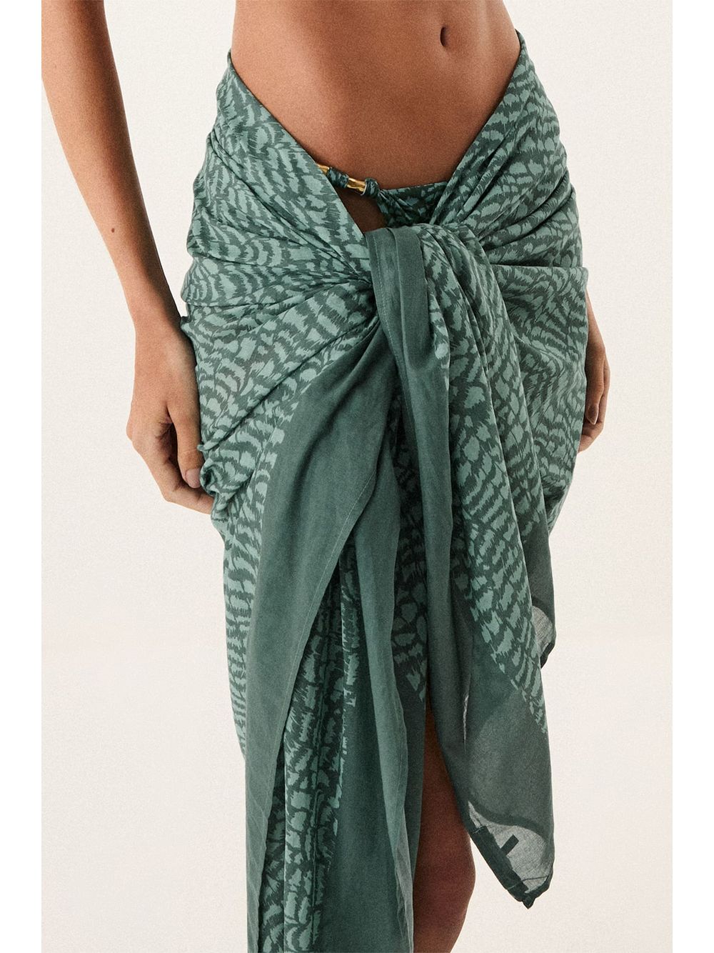 ViX — Canga Estampada Serpent Skin Acqua